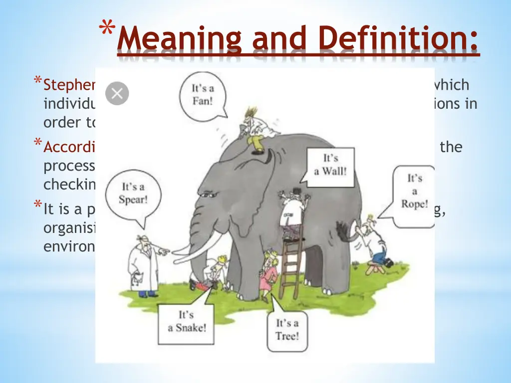 meaning and definition