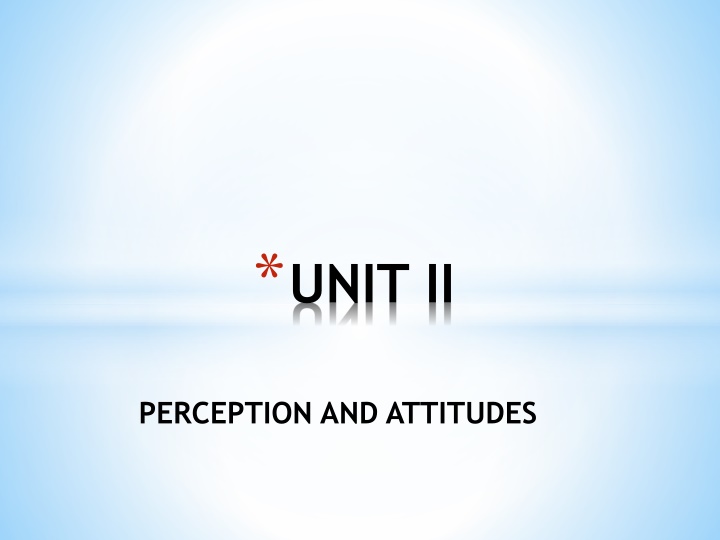 unit ii