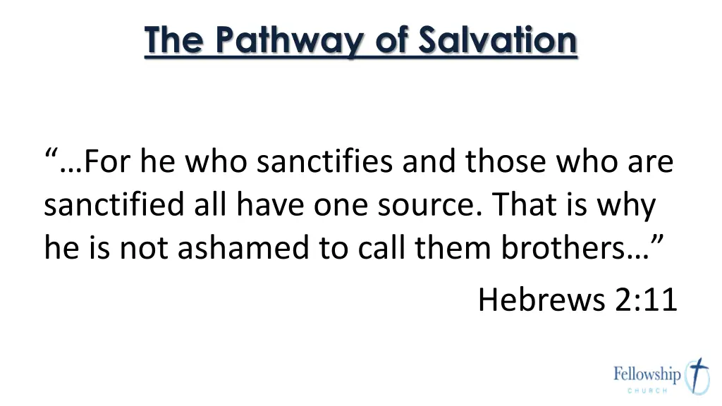 the pathway of salvation 2