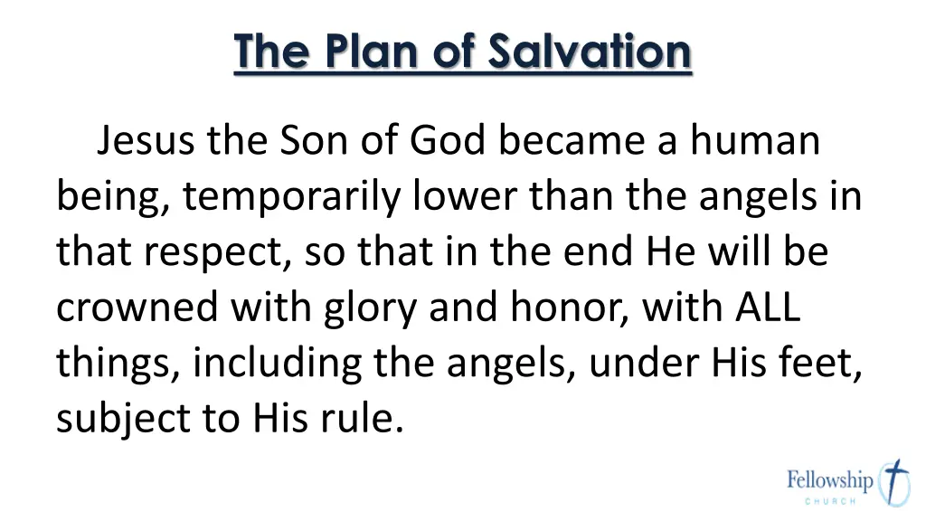 the plan of salvation 1