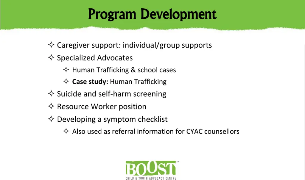 program development program development
