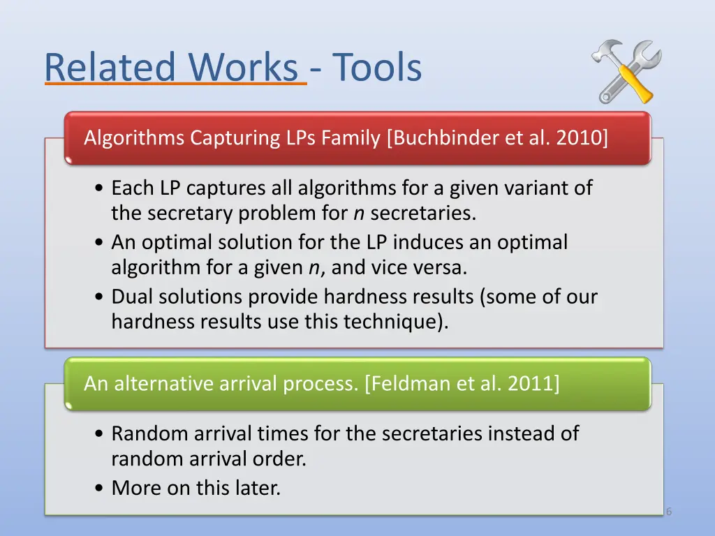 related works tools
