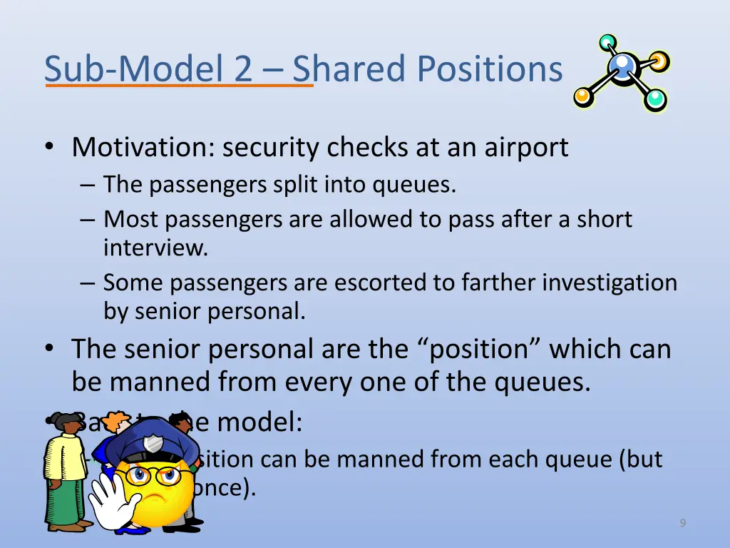 sub model 2 shared positions