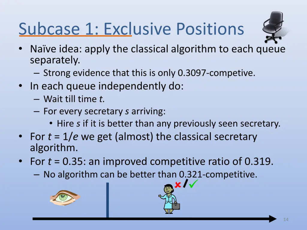 subcase 1 exclusive positions na ve idea apply