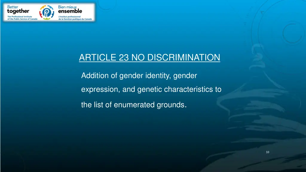 article 23 no discrimination