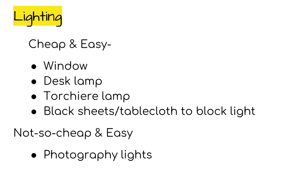 lighting