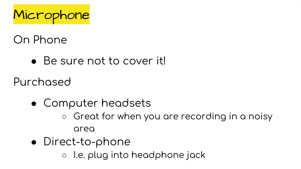 microphone