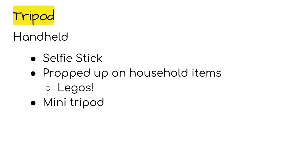 tripod