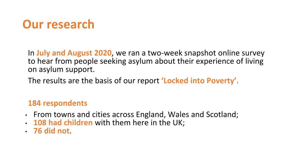 our research