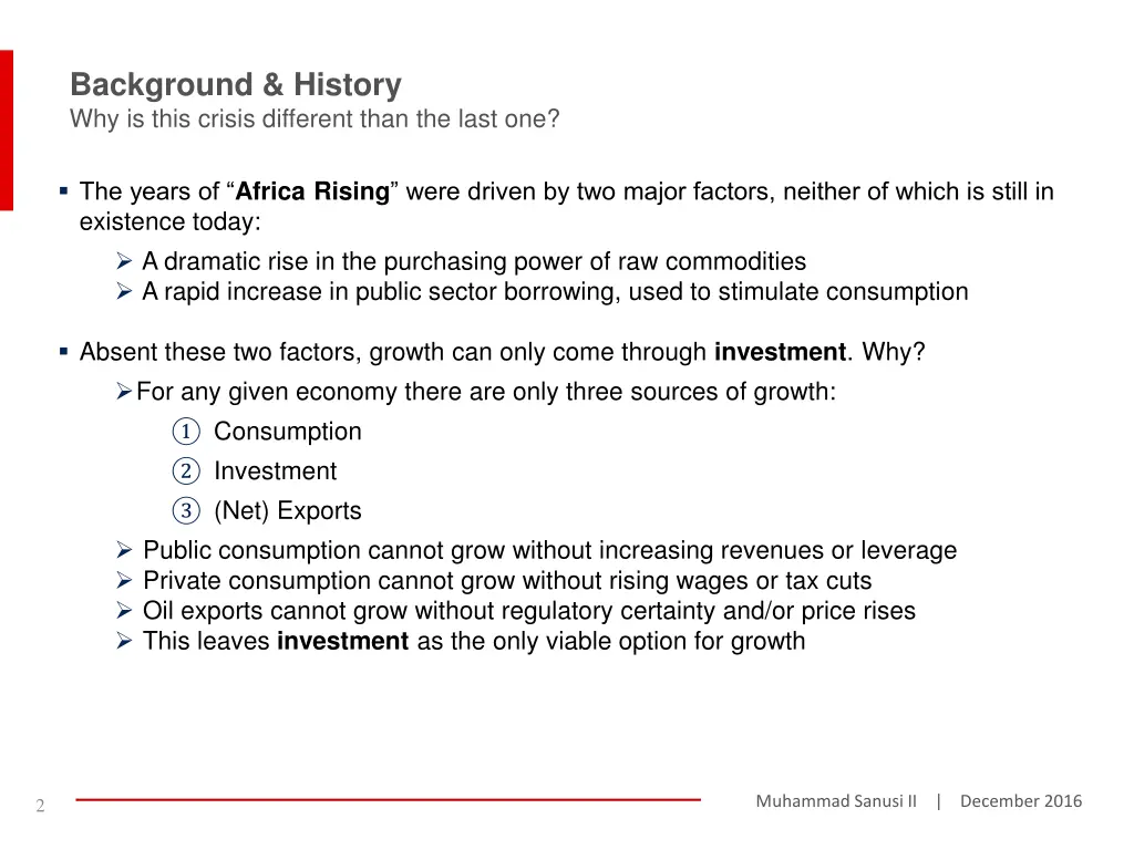 background history why is this crisis different