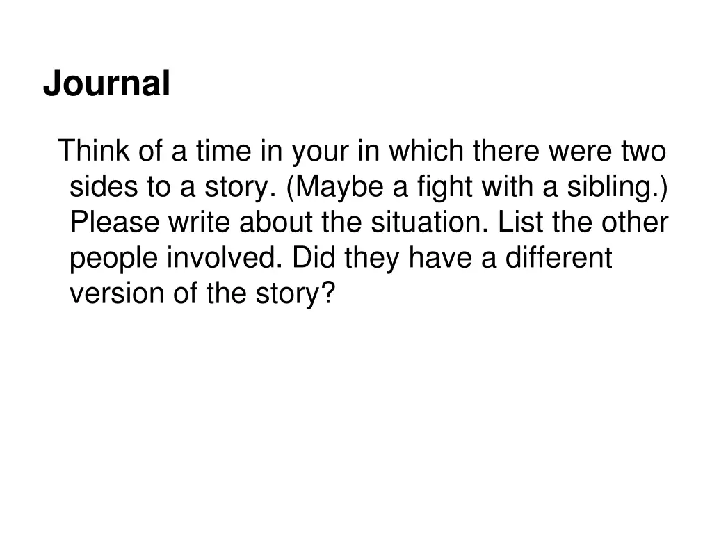 journal