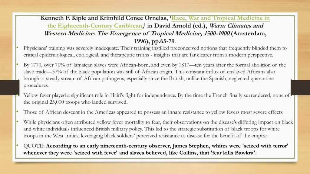 kenneth f kiple and krimhild conee ornelas race