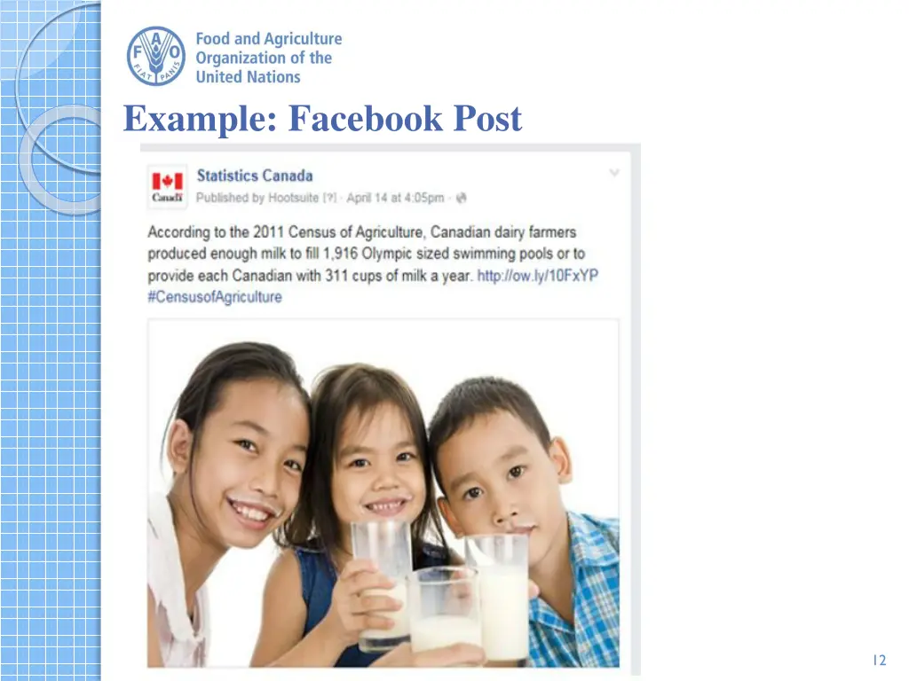 example facebook post