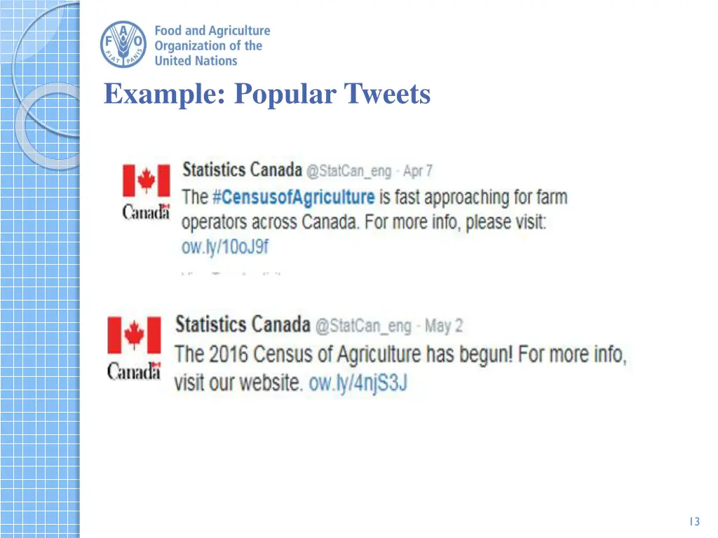 example popular tweets