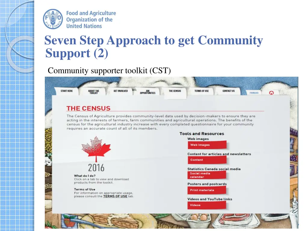 seven step approach to get community support 2