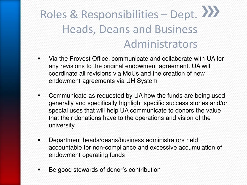 roles responsibilities dept heads deans 1