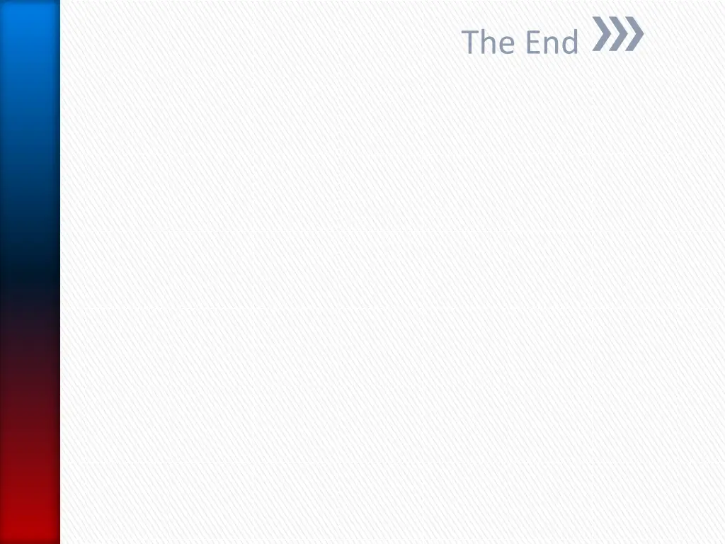 the end