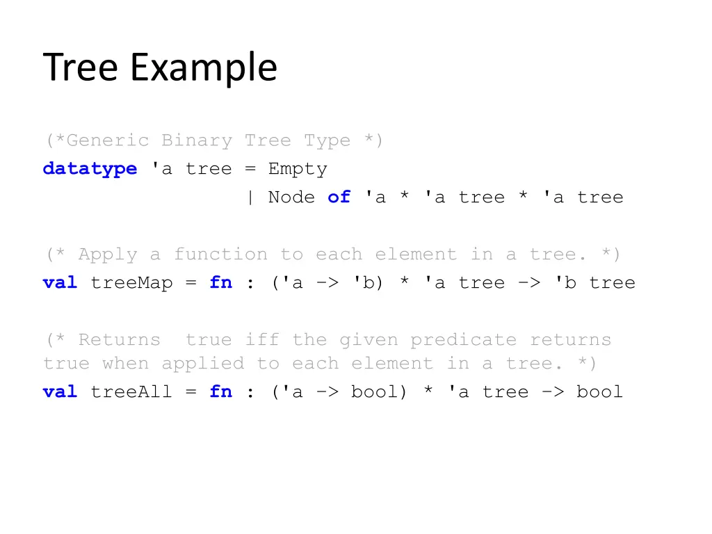 tree example
