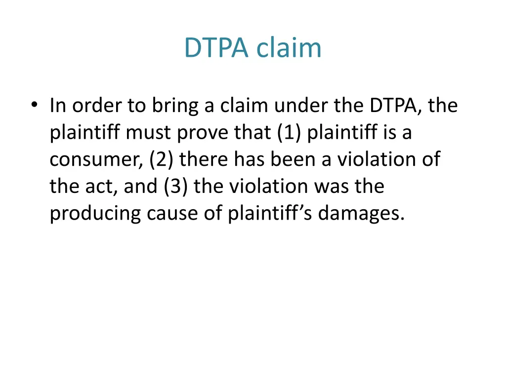 dtpa claim