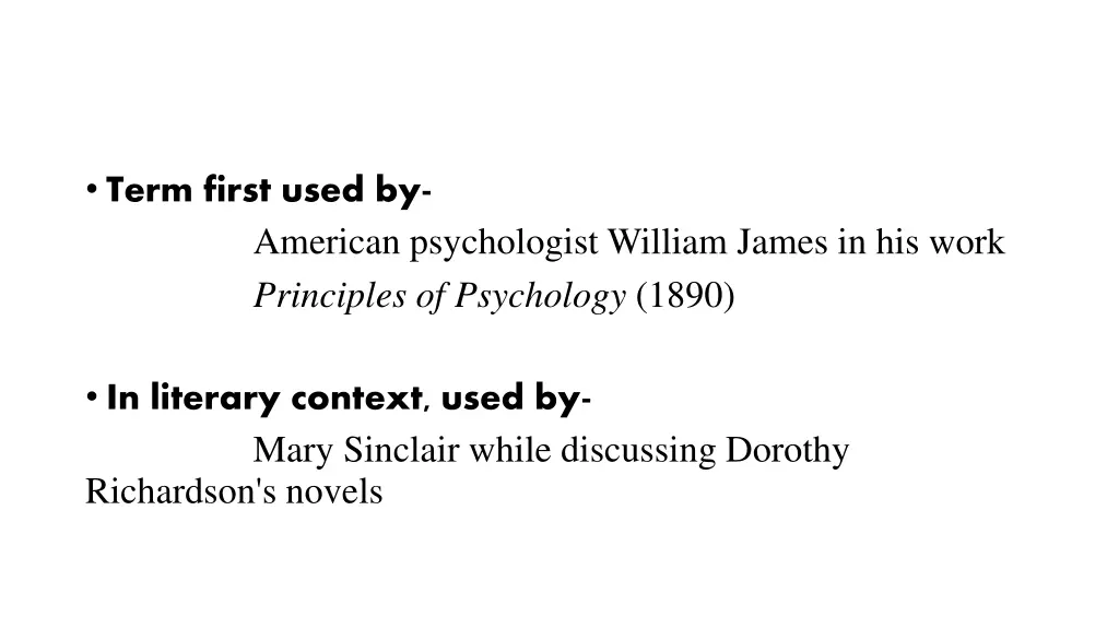 term first used by american psychologist william