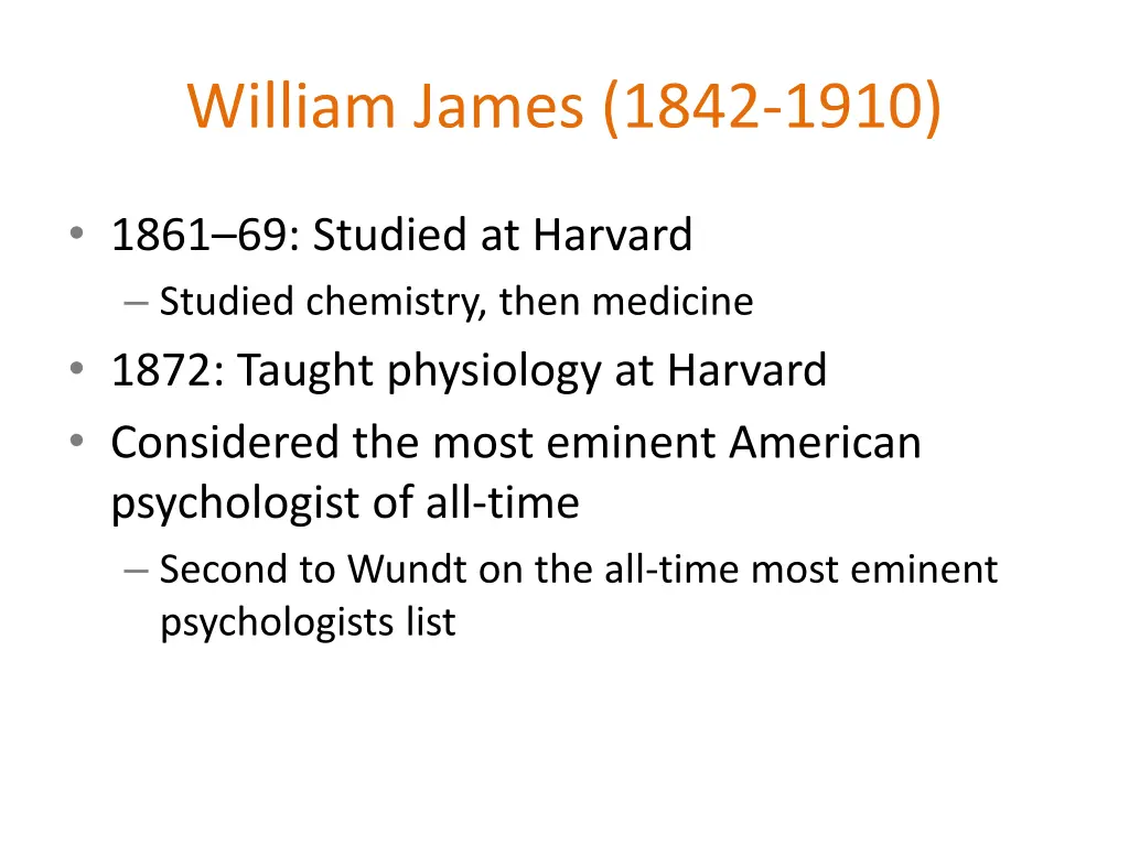 william james 1842 1910