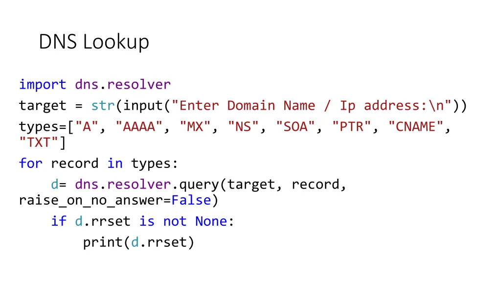 dns lookup 1