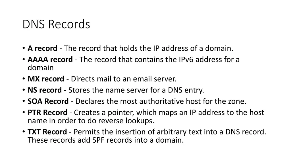 dns records 1