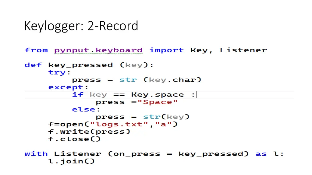 keylogger 2 record