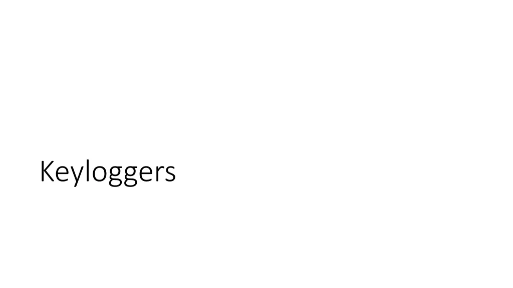 keyloggers
