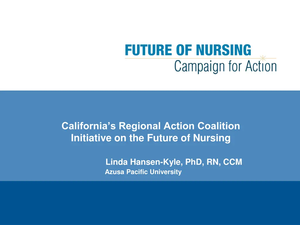 california s regional action coalition initiative