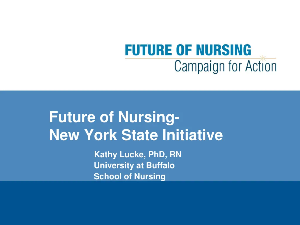 future of nursing new york state initiative