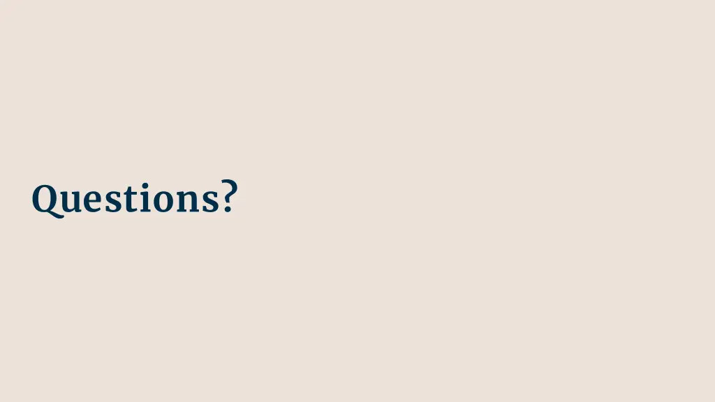 questions