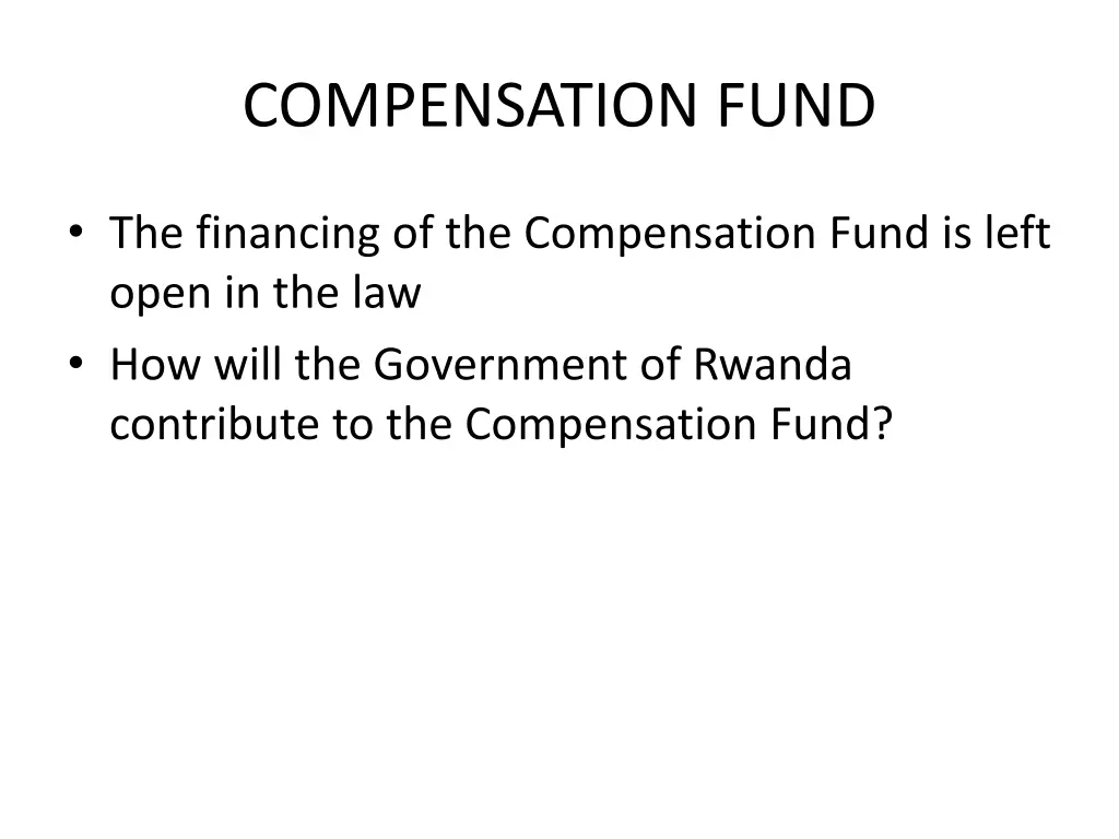 compensation fund 5
