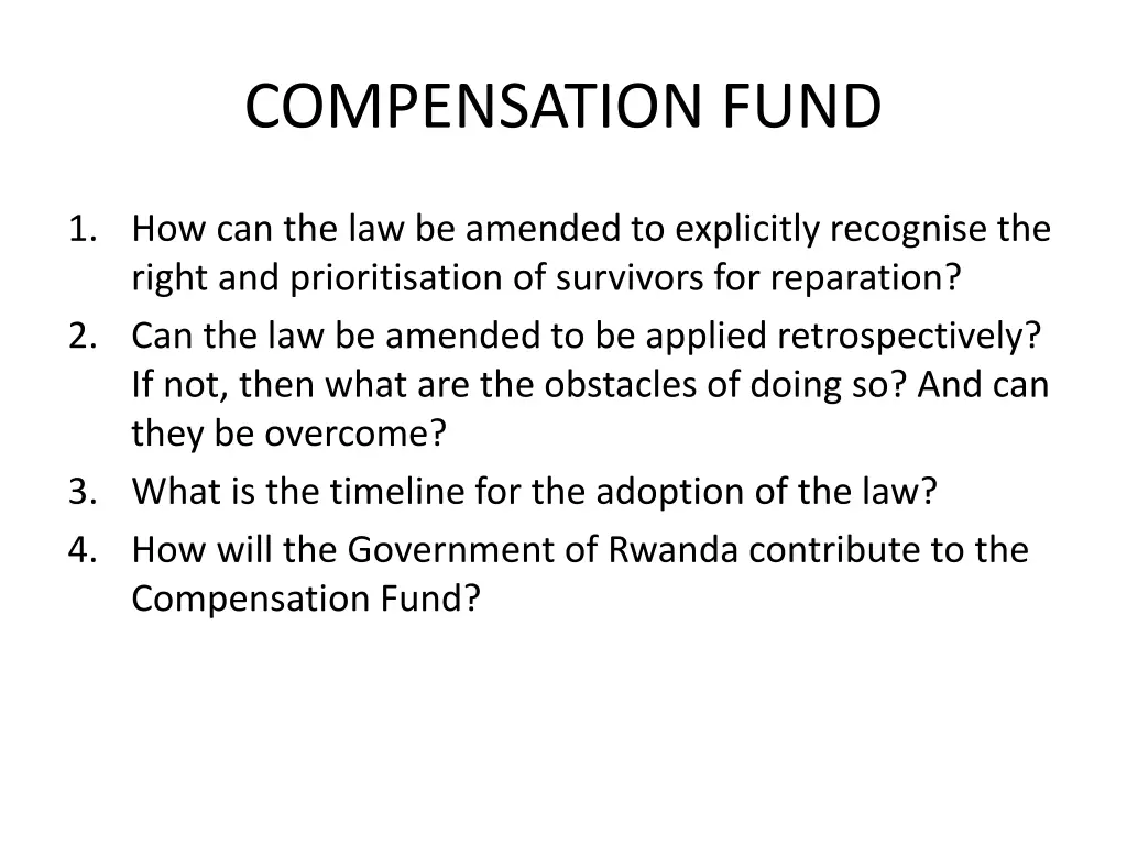 compensation fund 8