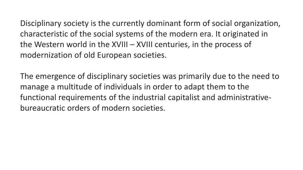 michele foucault characteristic of the social