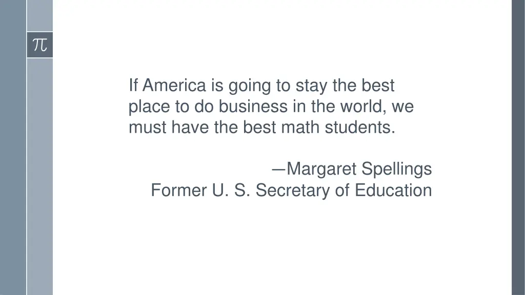 if america is going to stay the best place