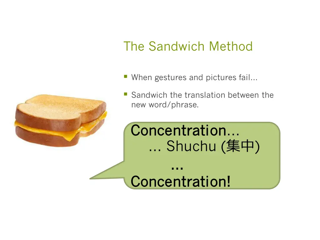 the sandwich method
