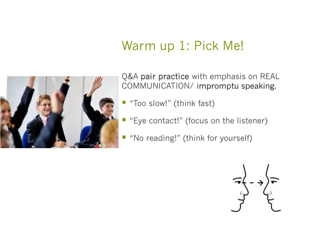 warm up 1 pick me