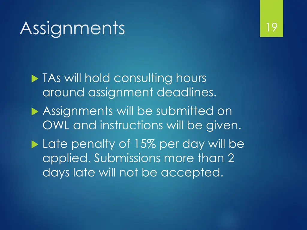assignments 1