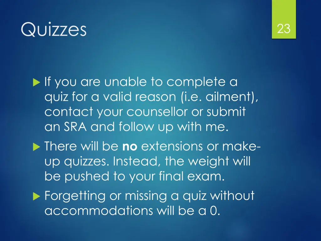quizzes 1