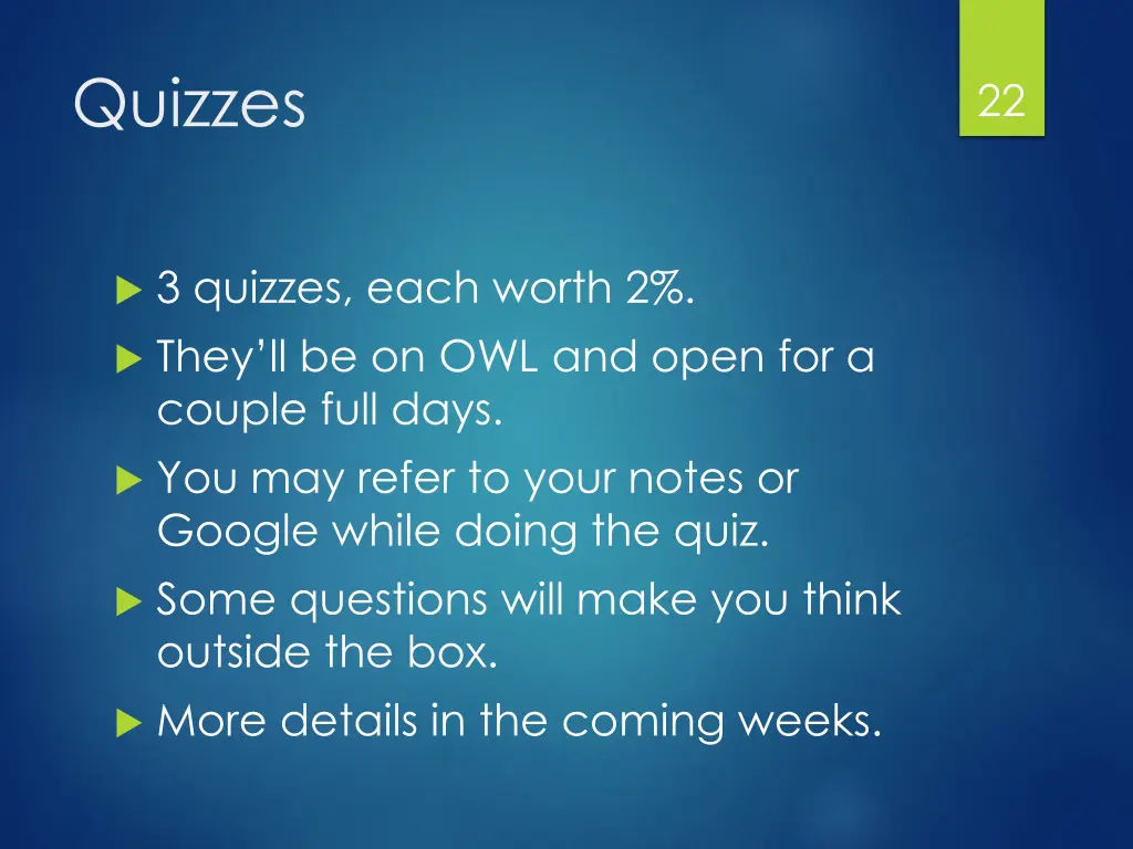 quizzes
