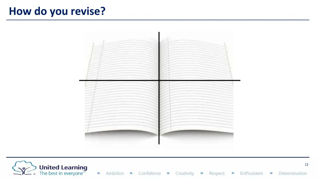 how do you revise 1