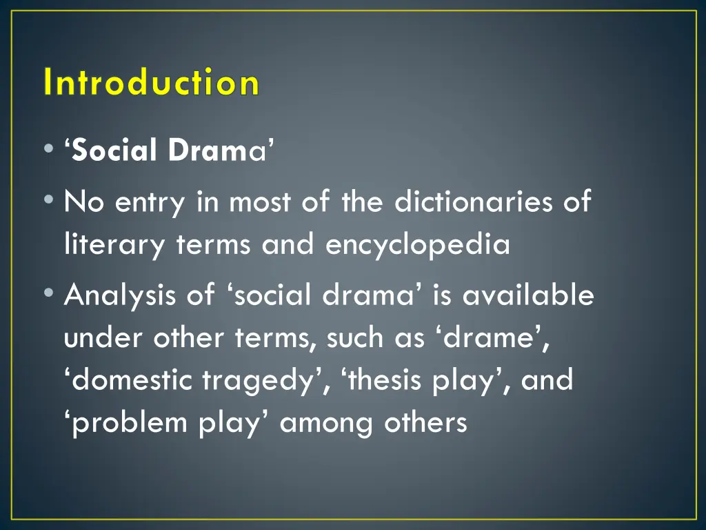 introduction