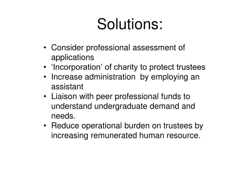solutions