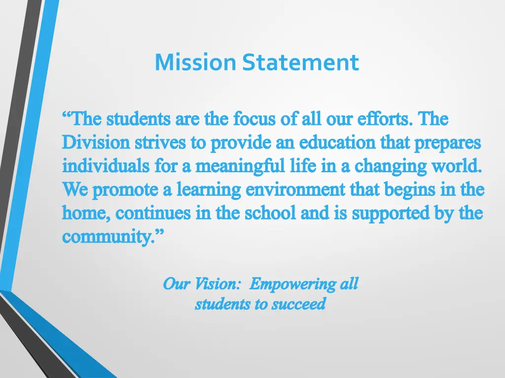 mission statement