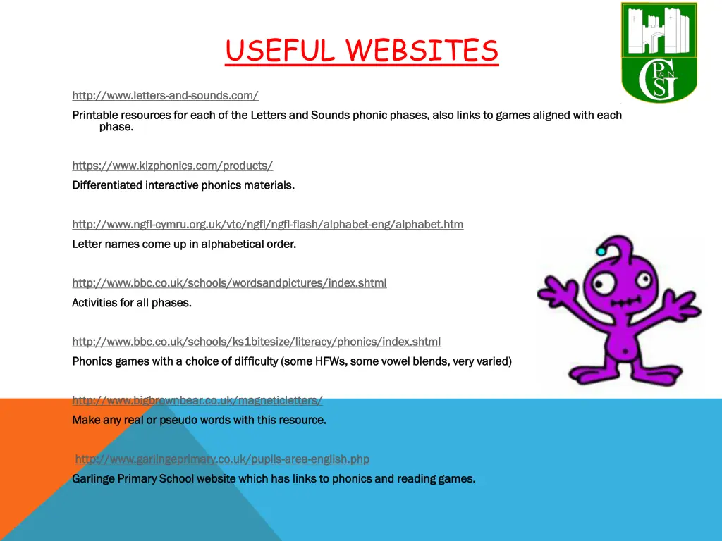 useful websites