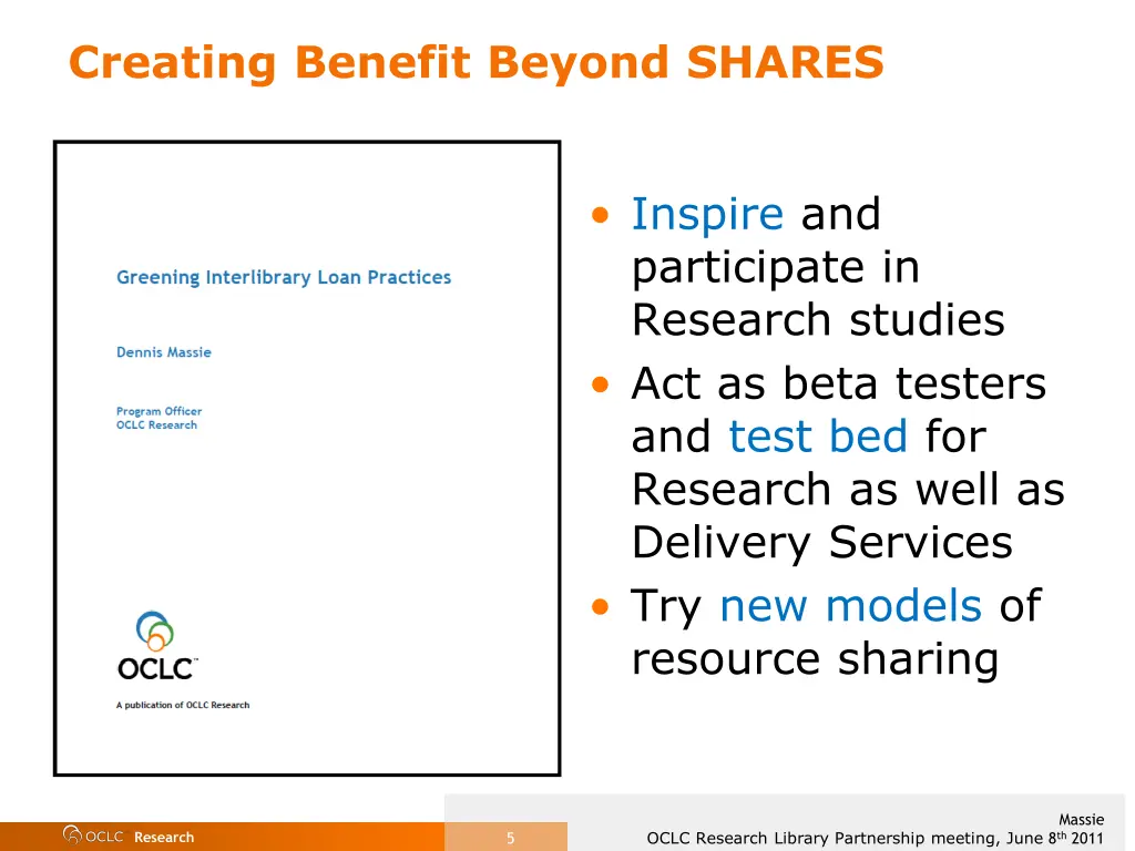 creating benefit beyond shares