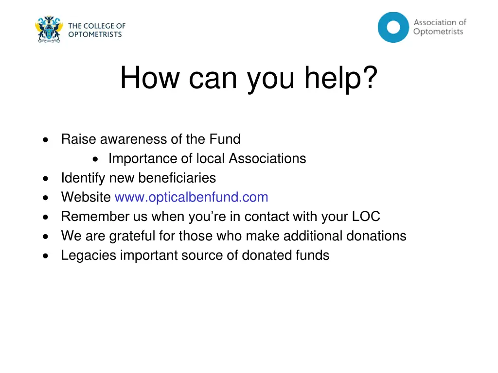 how can you help