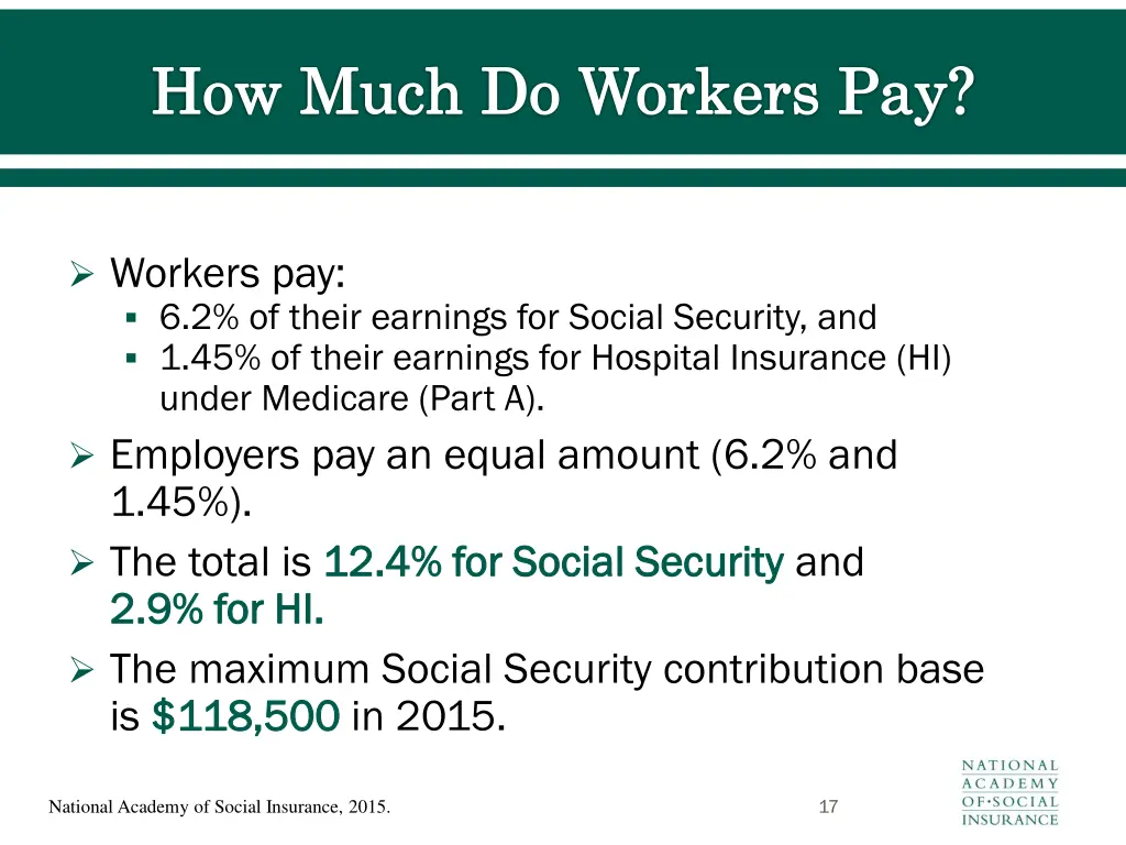 how much do workers pay