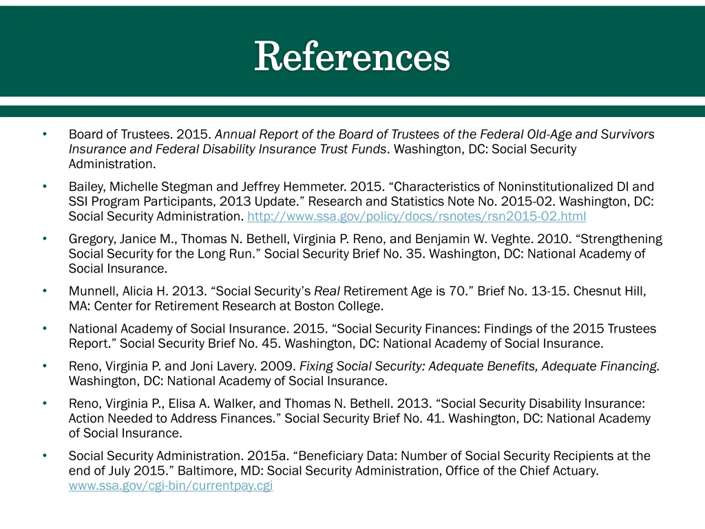 references
